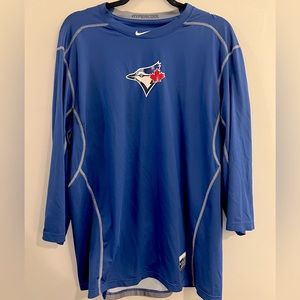 NIKE PRO COMBAT DRI-FIT Blue Jays MLB Shirt